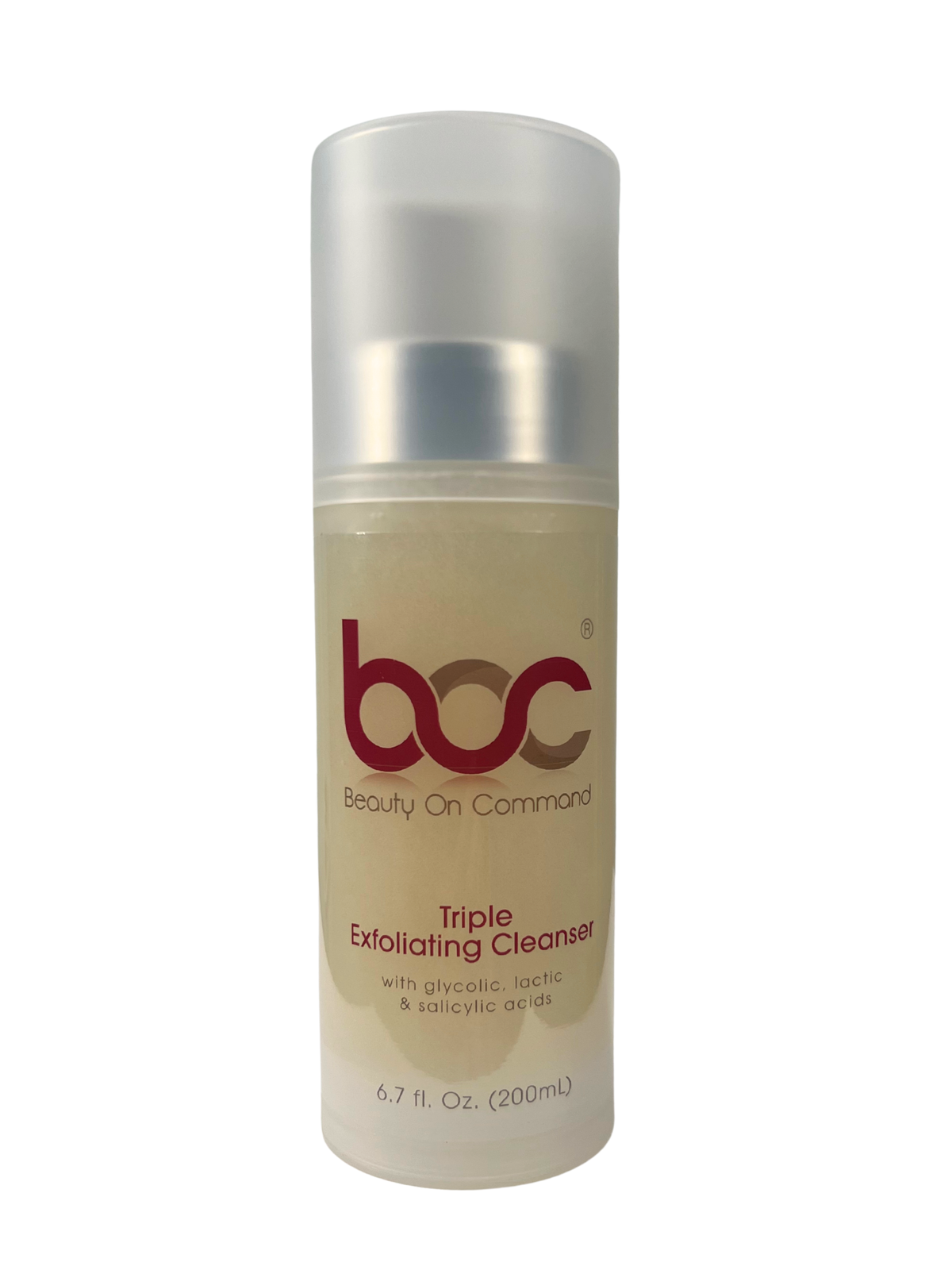 Triple Exfoliating Cleanser with Fruit Acids - Beauty On Command Skin Care