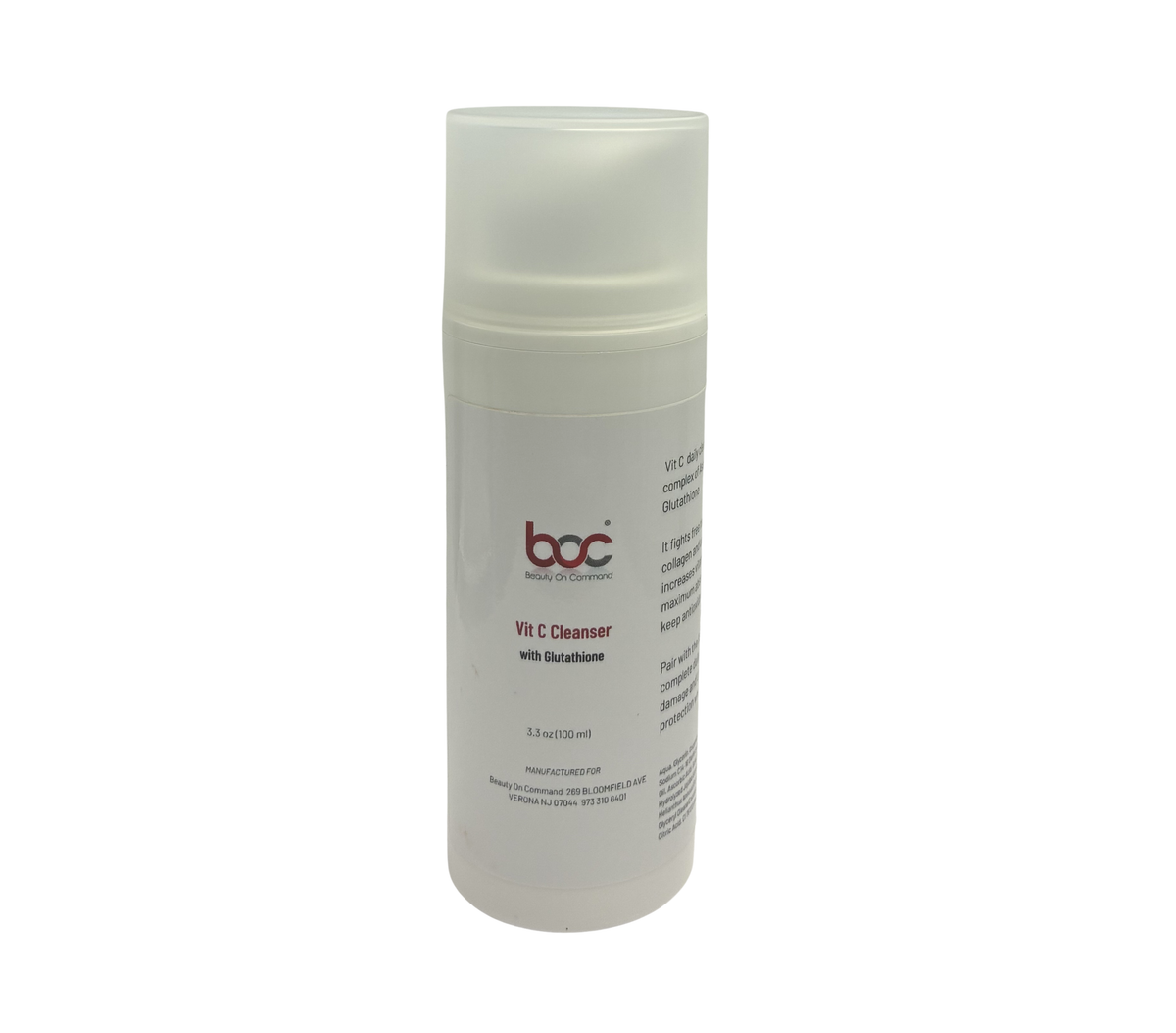 Vit C Cleanser with Glutathione - Beauty On Command Skin Care